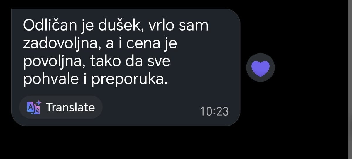 Poruka kupca: Odličan je dušek, vrlo sam zadovoljna, a i cena je povoljna, tako da sve pohvale i preporuka